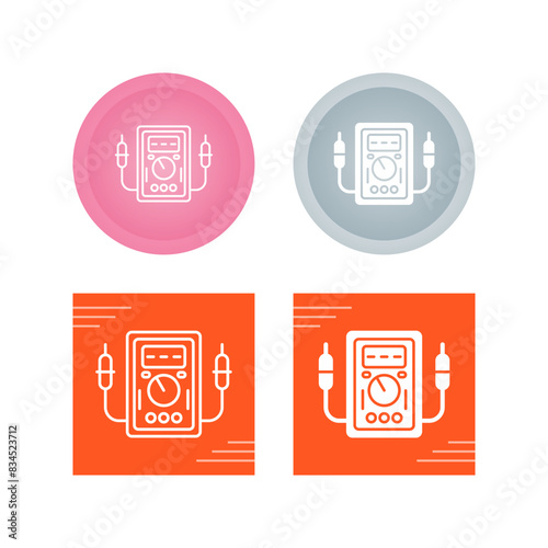 Voltmeter Vector Icon