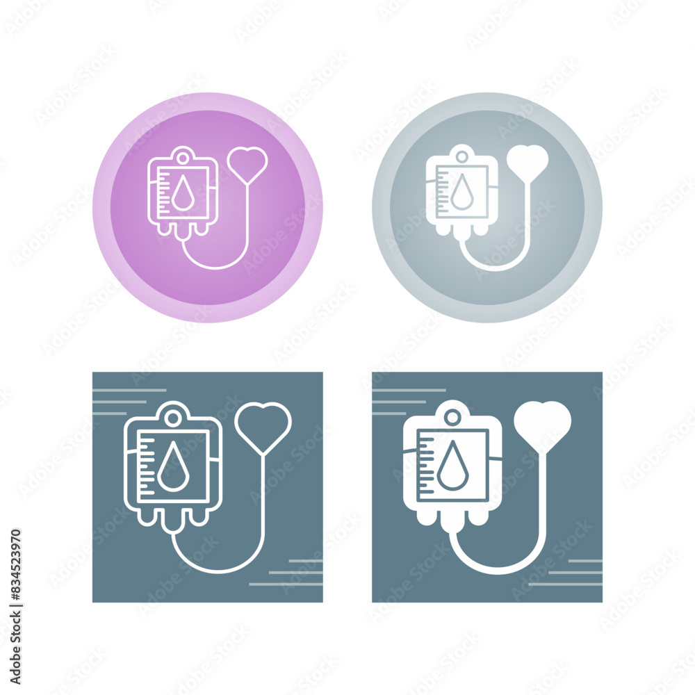 Blood Donation Vector Icon Blood Donation Vector Icon
