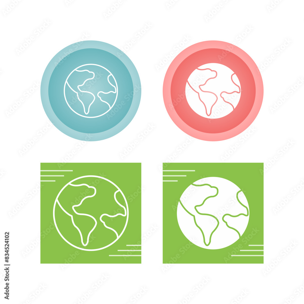 Earth Vector Icon Earth Vector Icon