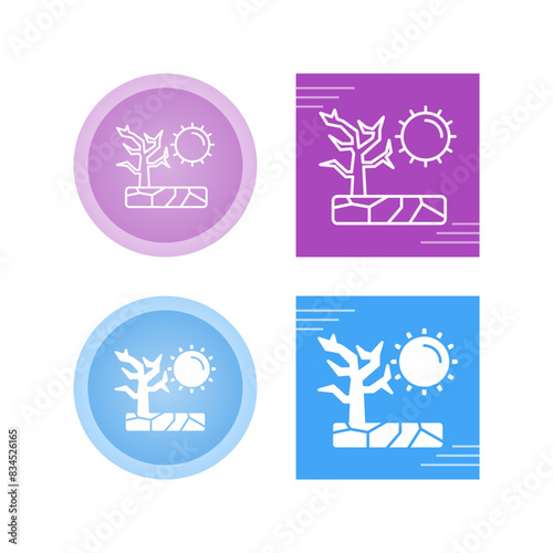 Drought Vector Icon