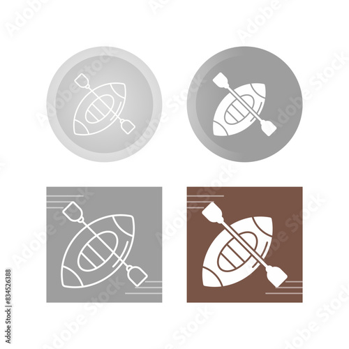Kayak Vector Icon