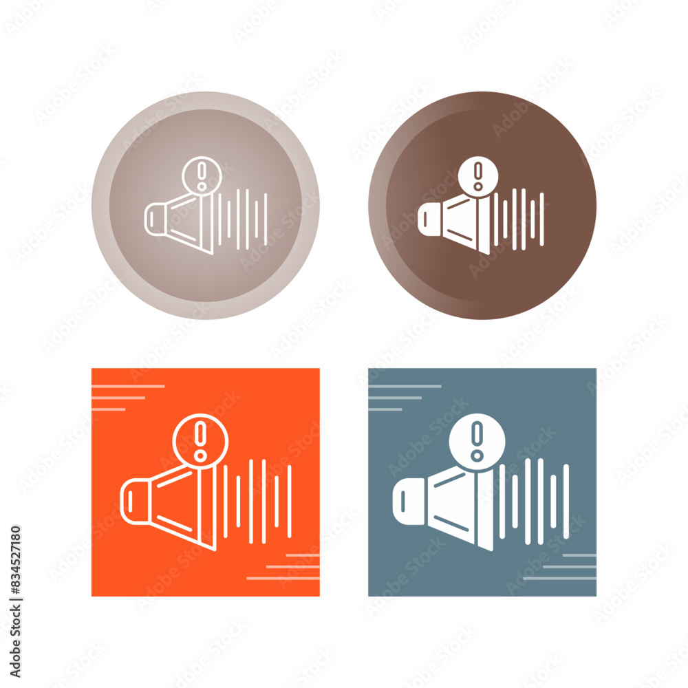 High Noise Vector Icon High Noise Vector Icon