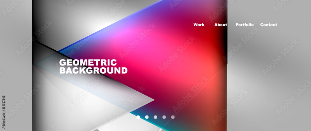 Flowing bright neon gradients geometric abstract background with triangles and lines. Fluid color pattern of color liquid gradient background for wallpaper, banner, background, card, landing page Flowing bright neon gradients geometric abstract background with triangles and lines. Fluid color pattern of color liquid gradient background for wallpaper, banner, background, card, landing page