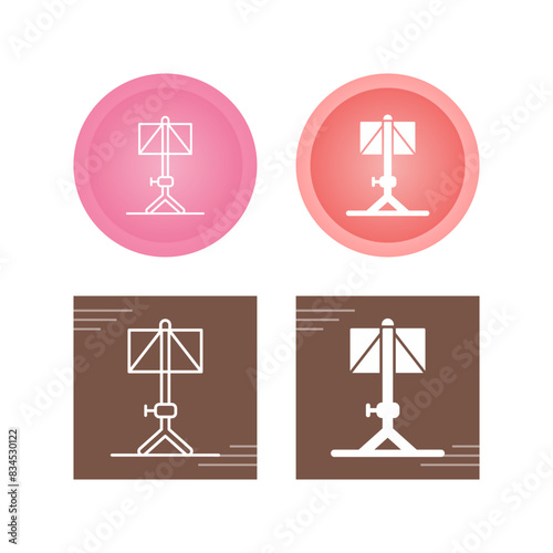 Music Stand Vector Icon