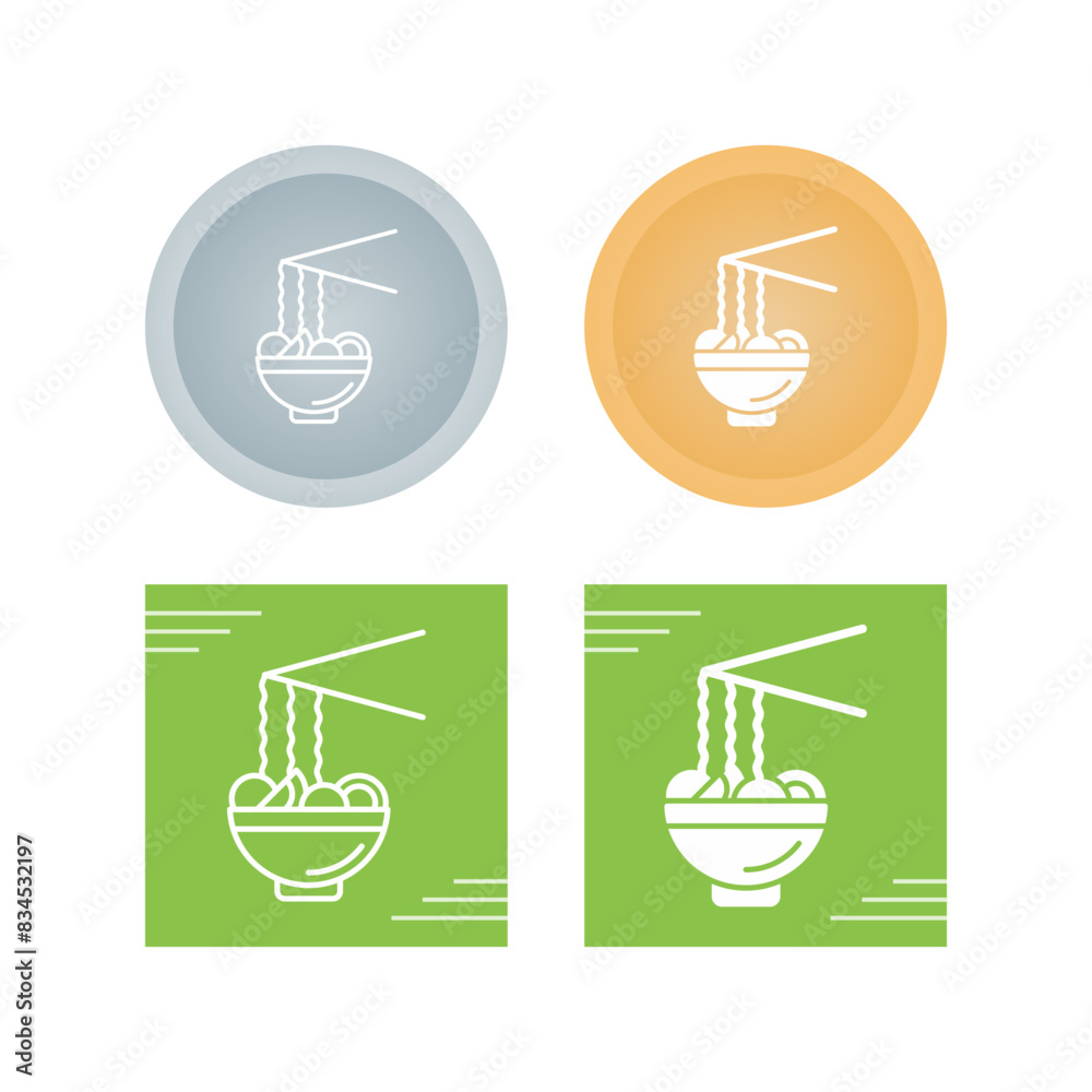 Asian Food Vector Icon Asian Food Vector Icon