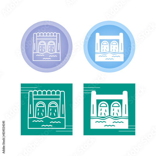 Dam Vector Icon
