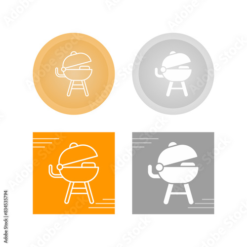 Grilled Vector Icon