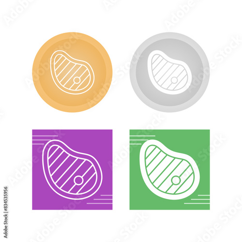 Steak Vector Icon
