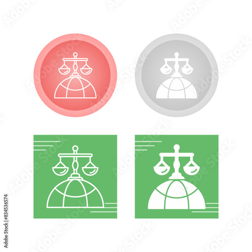 International Law Vector Icon