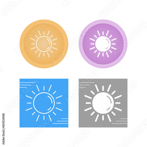 Sun Vector Icon