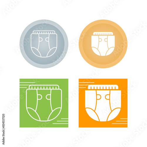 Diaper Vector Icon