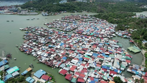 The Scenery of The Villages Within Gaya Island, Kota Kinabalu, Sabah Malaysia photo