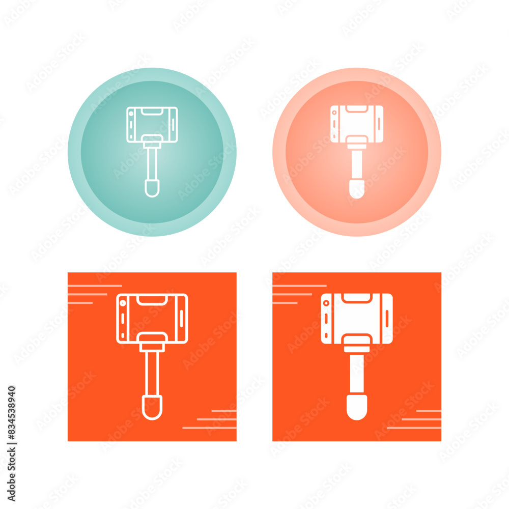 Selfie Stick Vector Icon Selfie Stick Vector Icon