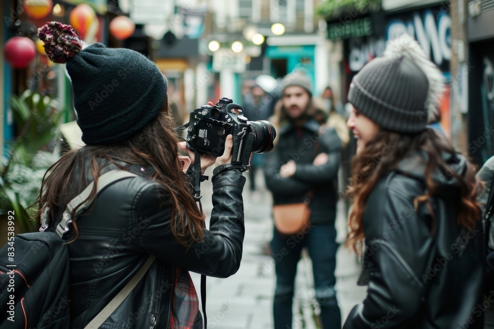 Professional Photography of a guerrilla marketing stunt or experiential activation that generates buzz and excitement, Generative AI Professional Photography of a guerrilla marketing stunt or experiential activation that generates buzz and excitement, Generative AI