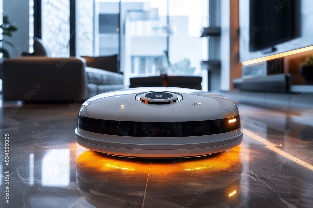 Cute Futuristic Robot with Glowing Lights
Cute Futuristic Robot with Glowing Lights