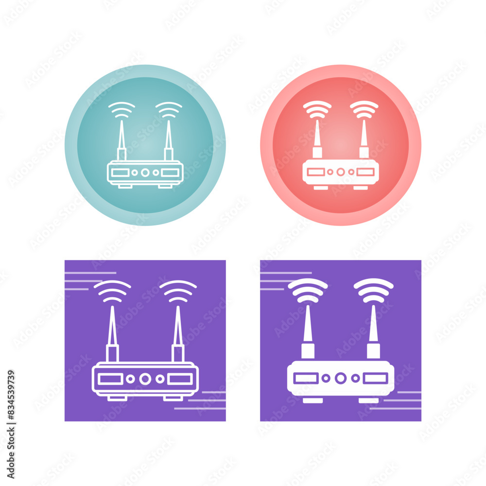 Router Vector Icon Router Vector Icon