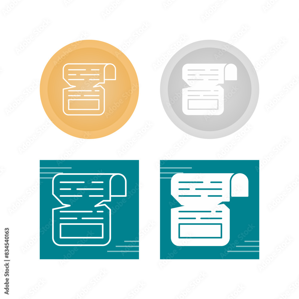 Old Paper Vector Icon Old Paper Vector Icon