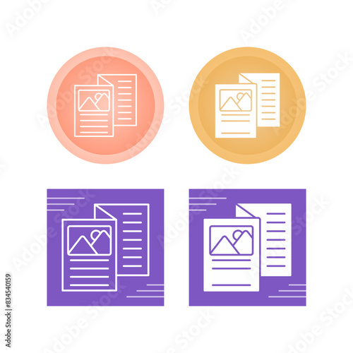 Brochure Vector Icon