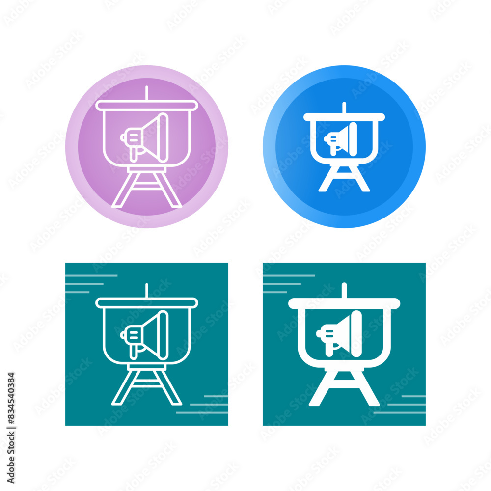 Marketing Presentation Vector Icon Marketing Presentation Vector Icon