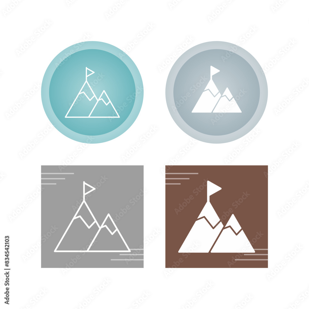 Peak Vector Icon Peak Vector Icon