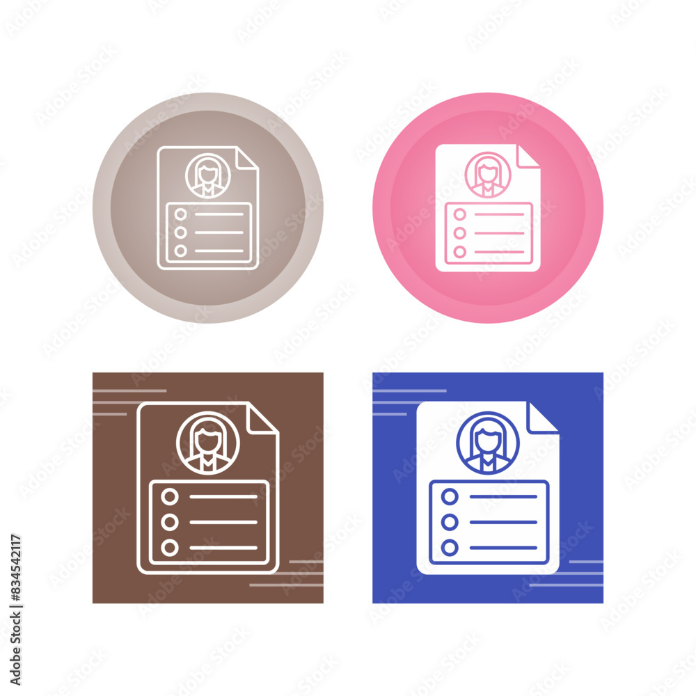 Portfolio Vector Icon Portfolio Vector Icon