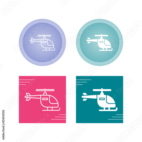 Helicopter Vector Icon