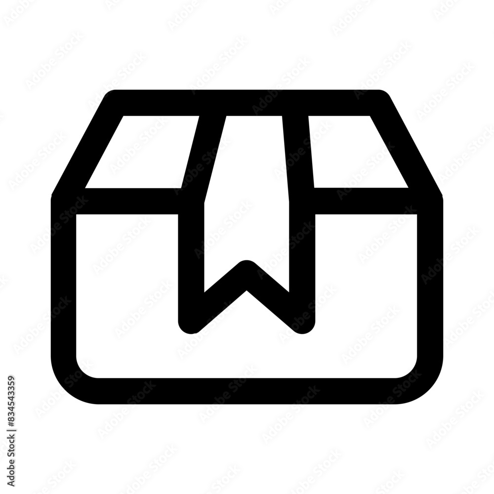 packaging box line icon packaging box line icon