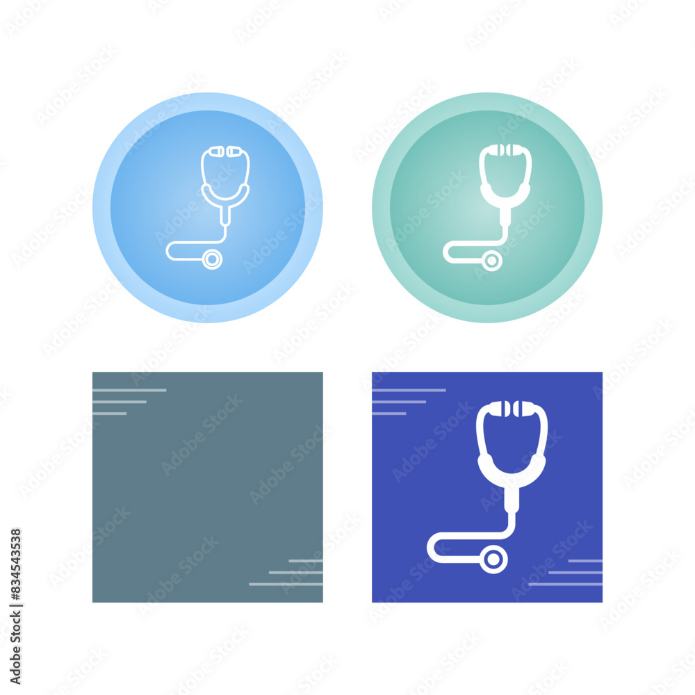 Stethoscope Vector Icon Stethoscope Vector Icon