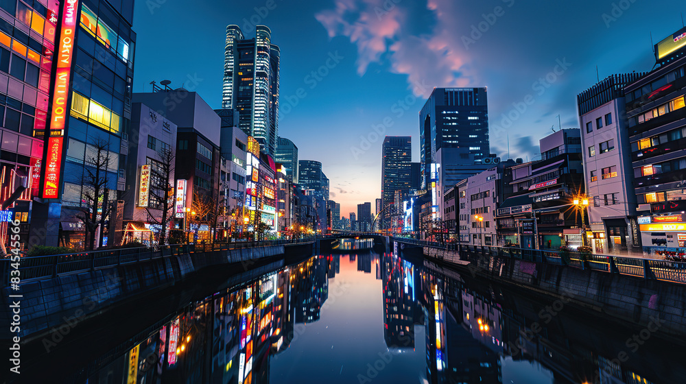 Fototapeta premium City night view