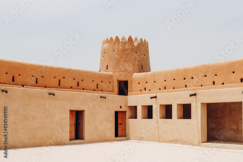 Al Zubara Fort, a historic Qatari military fortress built under the oversight of Sheikh Abdullah bin Jassim Al Thani in 1938 photo