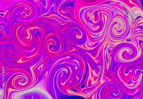 Pink purple artistic swirl