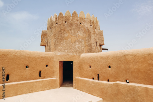 Al Zubara Fort, a historic Qatari military fortress built under the oversight of Sheikh Abdullah bin Jassim Al Thani in 1938 photo