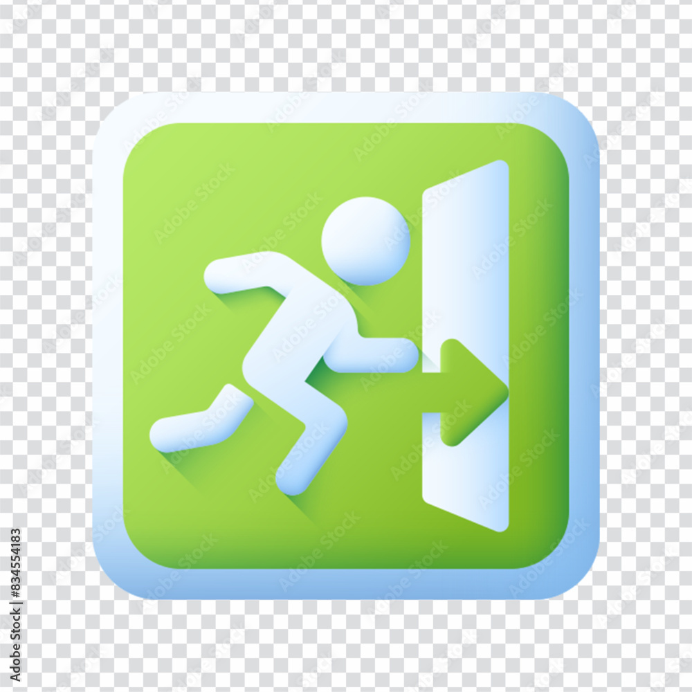 Exit icon vector design in eps 10 Exit icon vector design in eps 10