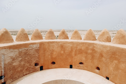 Al Zubara Fort, a historic Qatari military fortress built under the oversight of Sheikh Abdullah bin Jassim Al Thani in 1938 photo