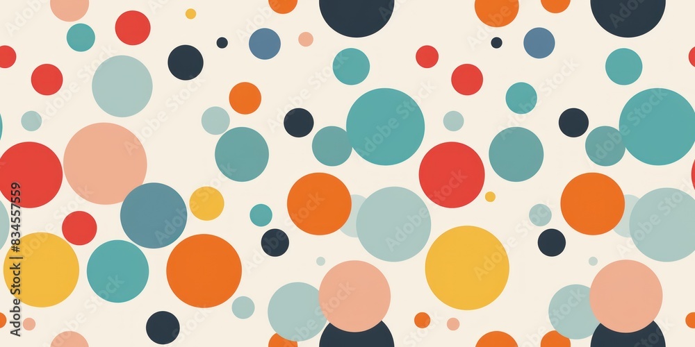 Whimsical Polka Dot Composition Featuring Charming Patterns and Vibrant Colors Whimsical Polka Dot Composition Featuring Charming Patterns and Vibrant Colors
