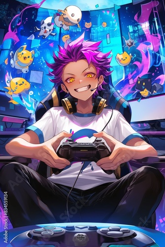 Anime Streame Background, Weeaboo Setup