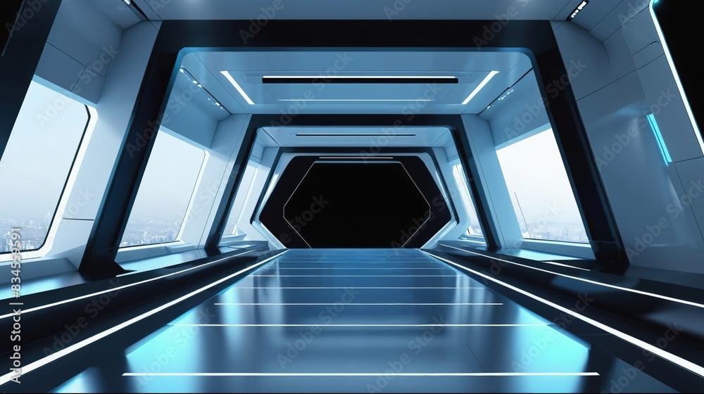 Fototapeta premium escalator in the airport