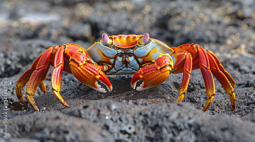 The crab with a reddish orange hue from Kona The crab with a reddish orange hue from Kona