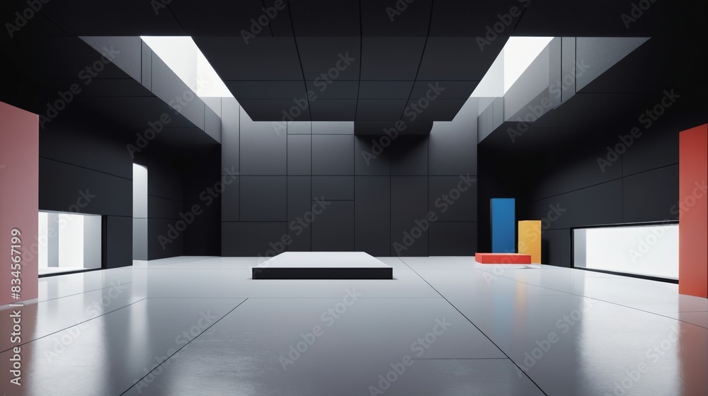 Fototapeta premium 3d render of a corridor