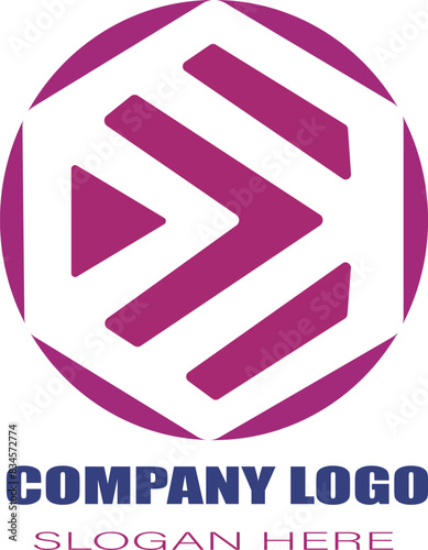 circle company logo vector illustration, unique company logo, Investment Logo , investment icon, logo for company, logo for business, logo idea, unique logo idea, art and illustration