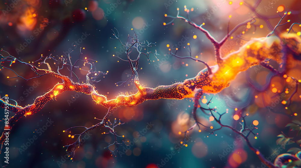 Neural Pathways with Myelin Damage Neural Pathways with Myelin Damage