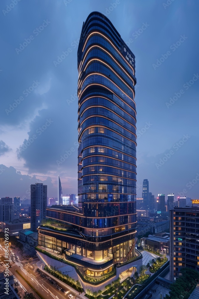 Obraz premium Exterior High Rise Building