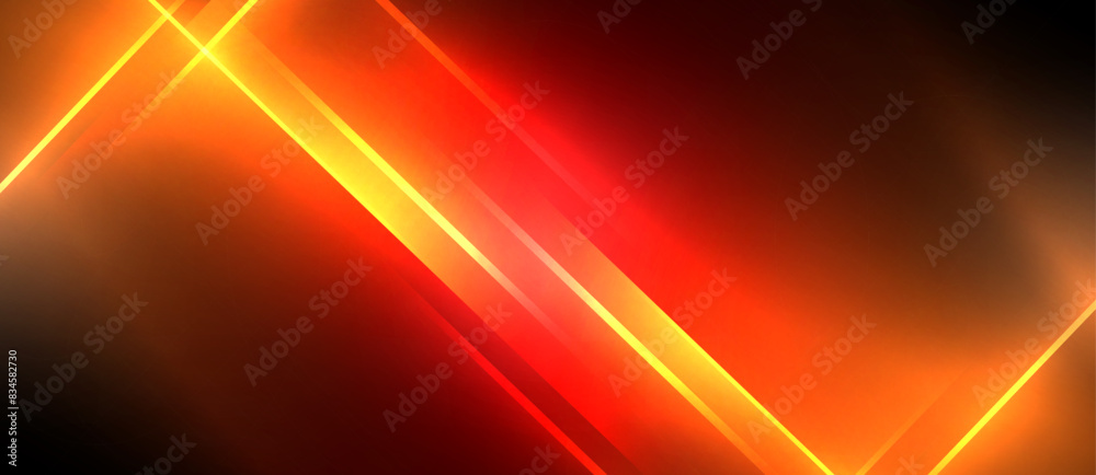 Neon dynamic diagonal light rays background. Techno digital geometric concept design for wallpaper, banner, presentation, background Neon dynamic diagonal light rays background. Techno digital geometric concept design for wallpaper, banner, presentation, background