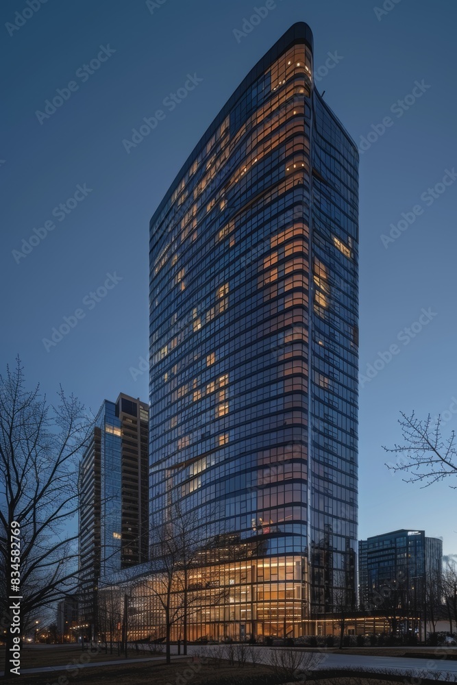 Fototapeta premium Exterior High Rise Building
