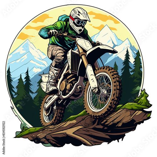 Endurocross Dirtbike Rider