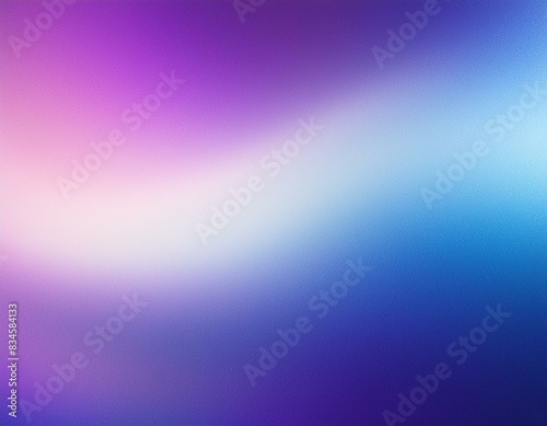 Soft Glimmer: Grainy Color Gradient in Purple, White, and Blue