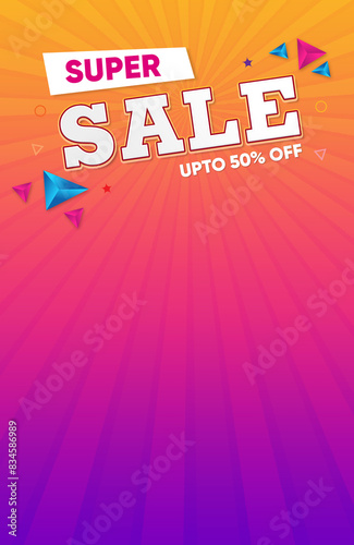 Sale banner, advertisement, poster, flyer, template, Web banner, Graphic Design Element, background
