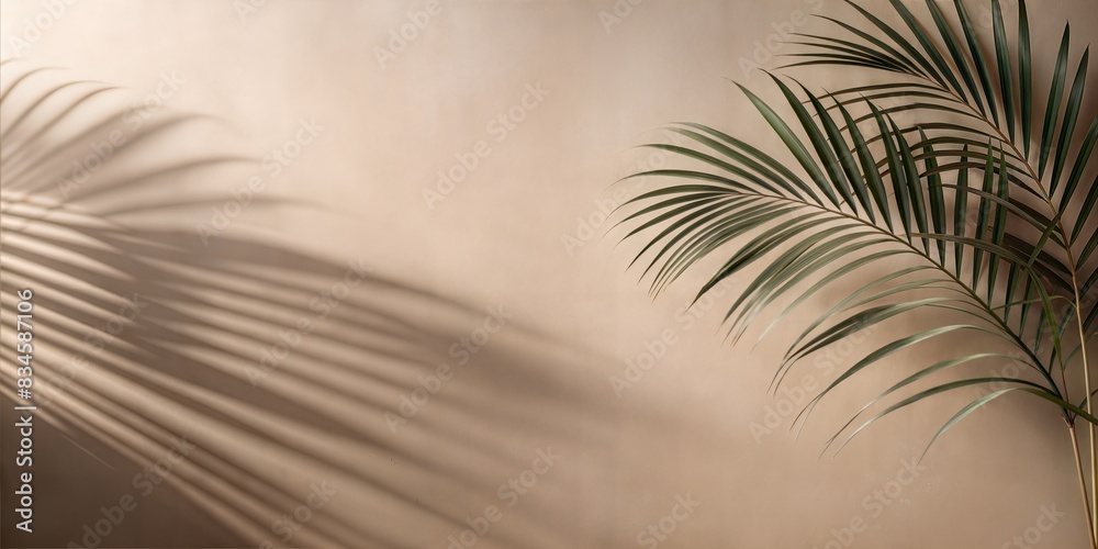 Warm Taupe Wall with Palm Shadows Blur: A warm taupe wall with gentle, blurred palm leaf shadows, ideal for sophisticated and cozy displays.
Warm Taupe Wall with Palm Shadows Blur: A warm taupe wall with gentle, blurred palm leaf shadows, ideal for sophisticated and cozy displays.