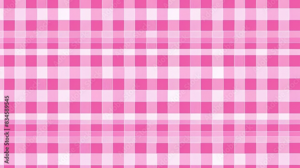 A pink-and-white checkered pattern ideal for wallpaper or wall hangings, such as doors or walls A pink-and-white checkered pattern ideal for wallpaper or wall hangings, such as doors or walls