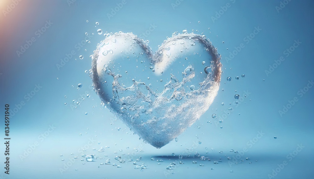 Obraz premium Crystal Clear Heart